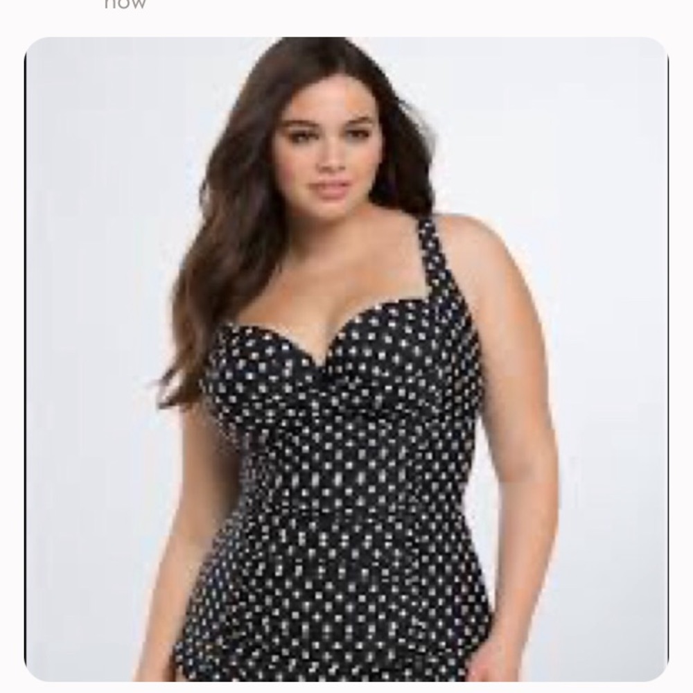 Torrid tankini swimsuit (top only) 0X